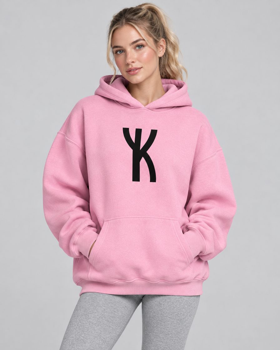 Women’s Crest Hoodie in Pink